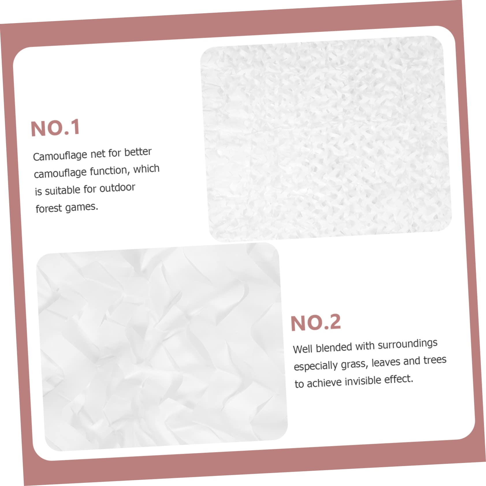 KOMBIUDA Garden Sail Shade Protective Camping Net Shooting Netting Sunshade Fence Nets Shade Cloth for Greenhouse Camo Shirt Plant Mesh Net for Man Foldable Polyester Parasol White