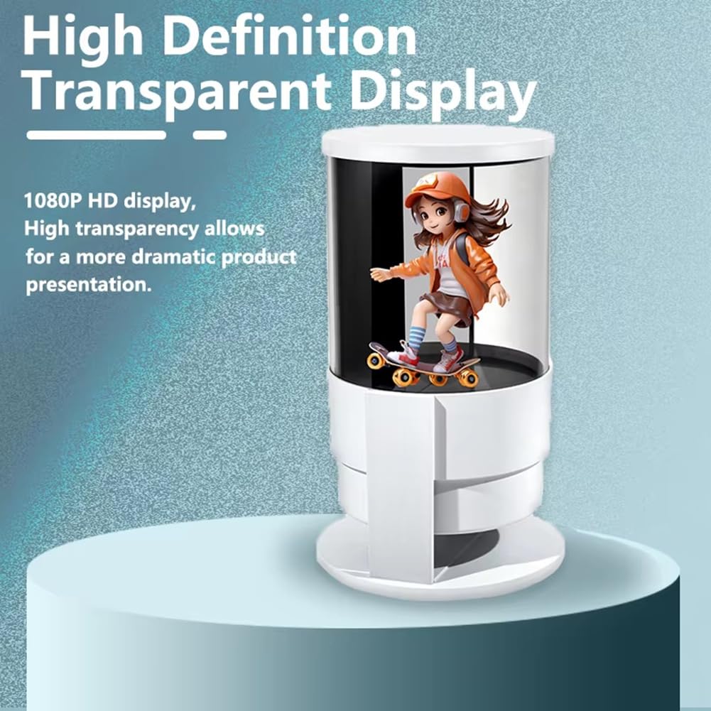 Machine de Publicité de Connexion WiFi 360 ° Angle Angle Cylindre Machine de Publicité 3D Écran de Ventilateur Advertis