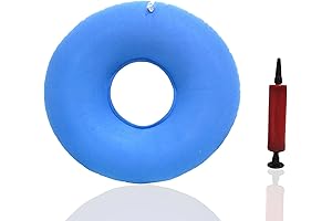 Light Blue Inflatable Cushion For Sitting