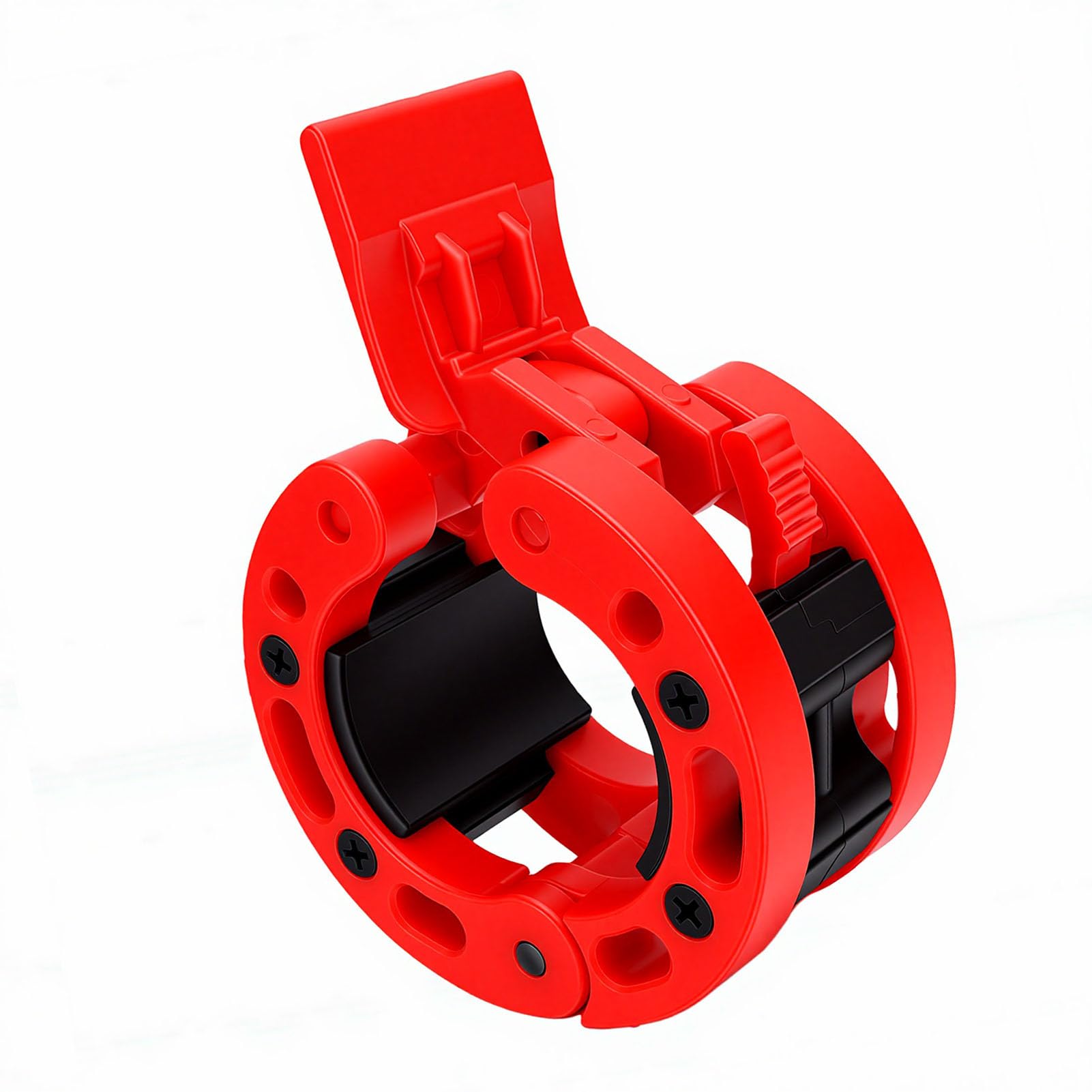 Wakects Morsetto per Collare per Bilanciere Clip a Molla in Plastica per Bilanciere da 2 Pollici Diametro Interno 50 Mm Installazione con Una Sola Mano Blocco Rapido della Piastra per Sollevamento