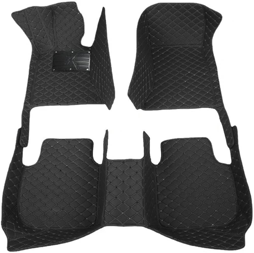 Floor Mats for Cars All-Weather Mats Waterproof Trim-to Fit Automotive Floor Mats for 99 9 Cars Sedan Trucks