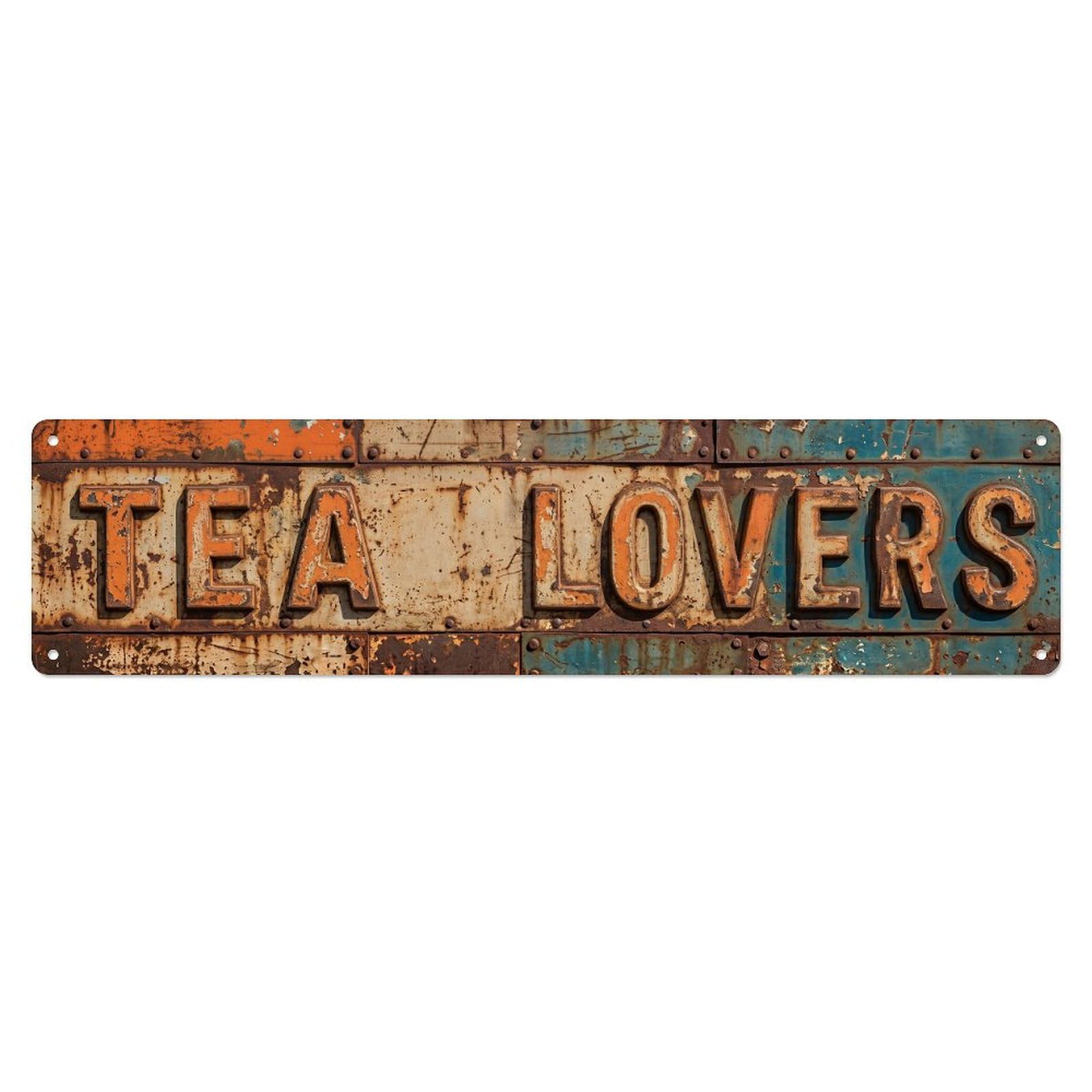 Tea Lovers Retro Metal Tin Sign