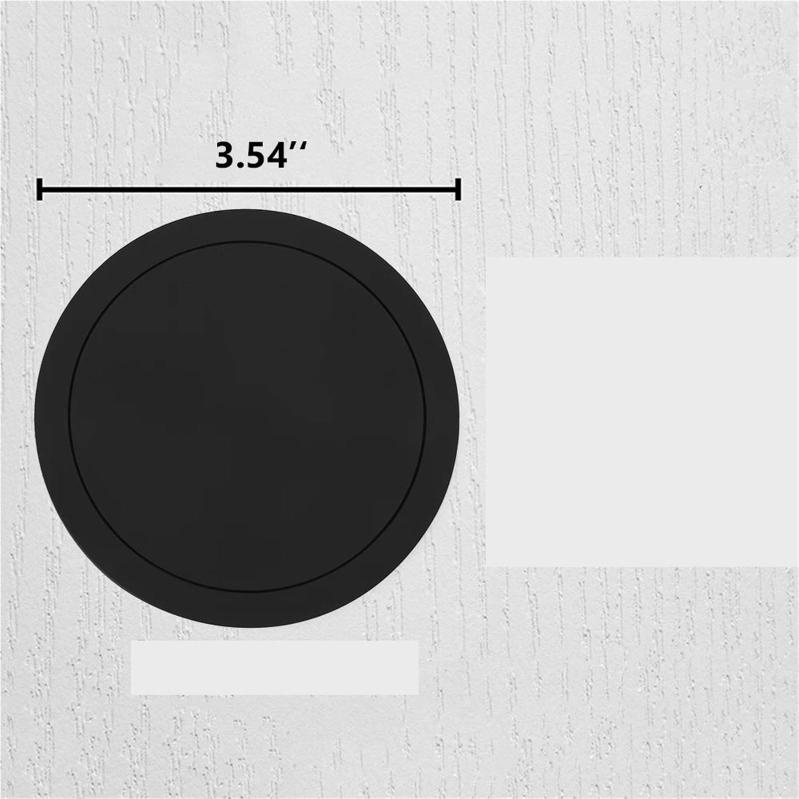 Sottobicchieri Set di sottobicchieri in silicone antiscivolo da 7 pezzi, sottobicchiere rotondo, decorazione for la tavola dell'home office Per La Ufficio, La Cucina