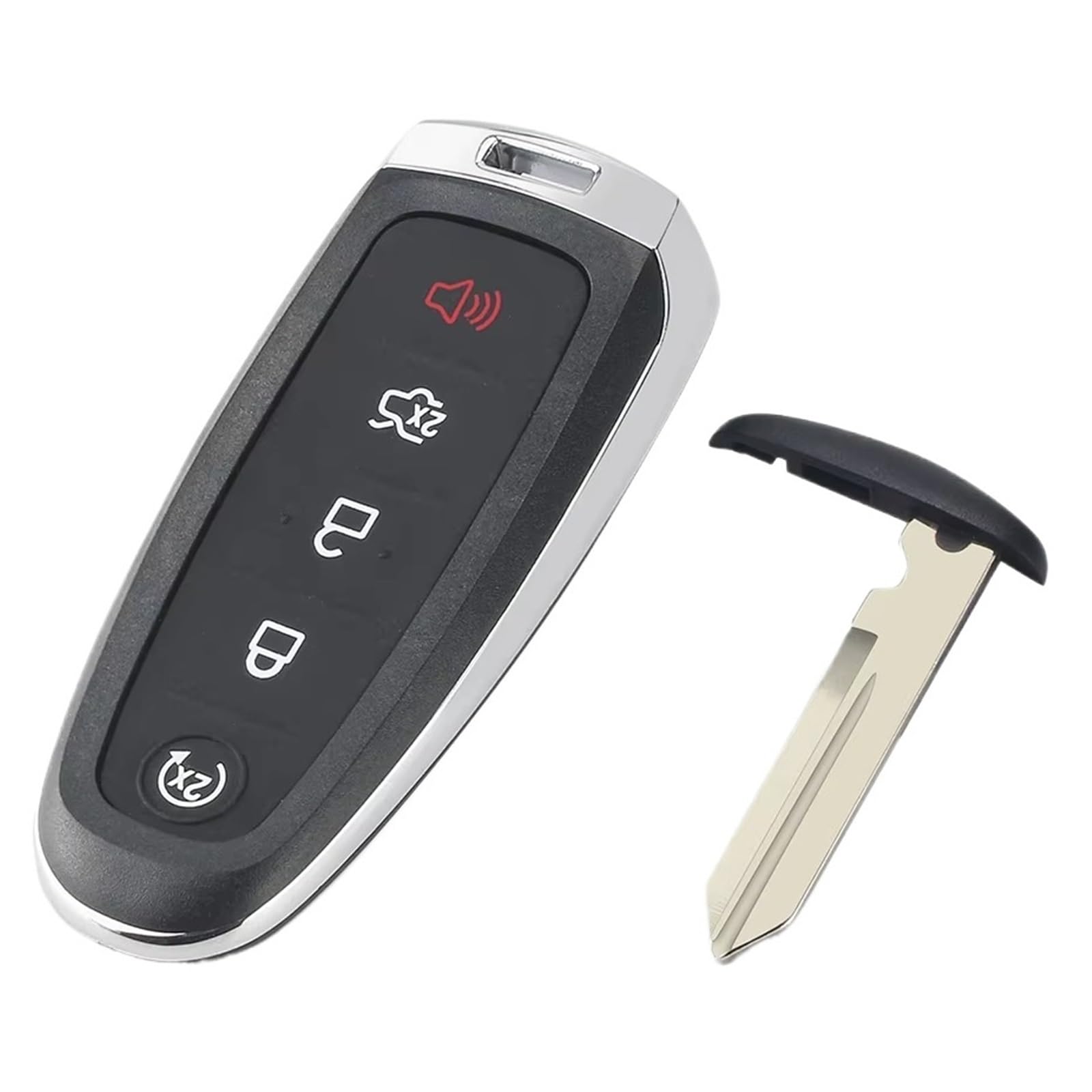 Kompatibel Mit Ford Für Flex 2013 2014 2015 2016 Für Focus 2012 5 Tasten Für Smart-Remote-Autoschlüsseletui Zubehör(FO38)