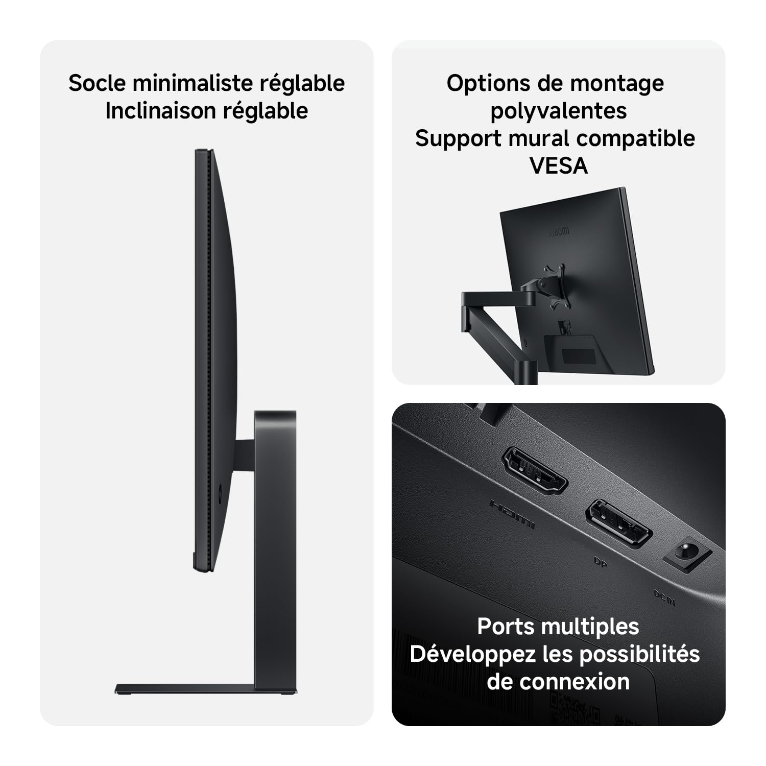 XIAOMI Gaming Moniteur 27 Pouces, 144Hz, FHD, FreeSync, IPS, P27FDA-RAGL