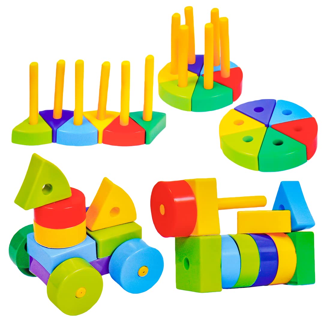 RATNAS Building Block Toys for Kids.Age(2 to 6) Multicolour (Active Blocks Jumbo) (B074HC2L4X) Amazon Price History, Amazon Price Tracker