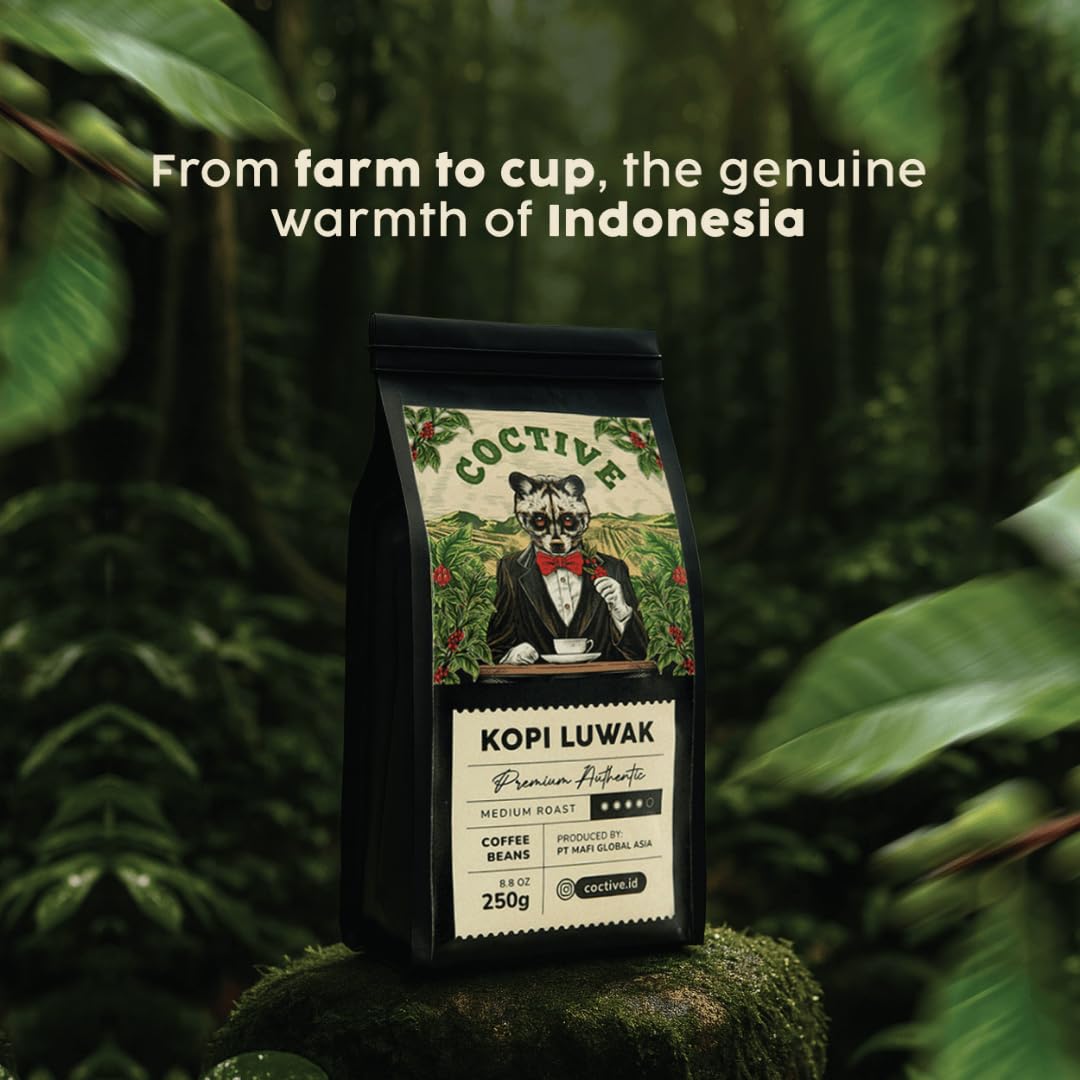 Amazon.com : Kopi Luwak Civet Coffee Beans (8.8 oz) - World's Most