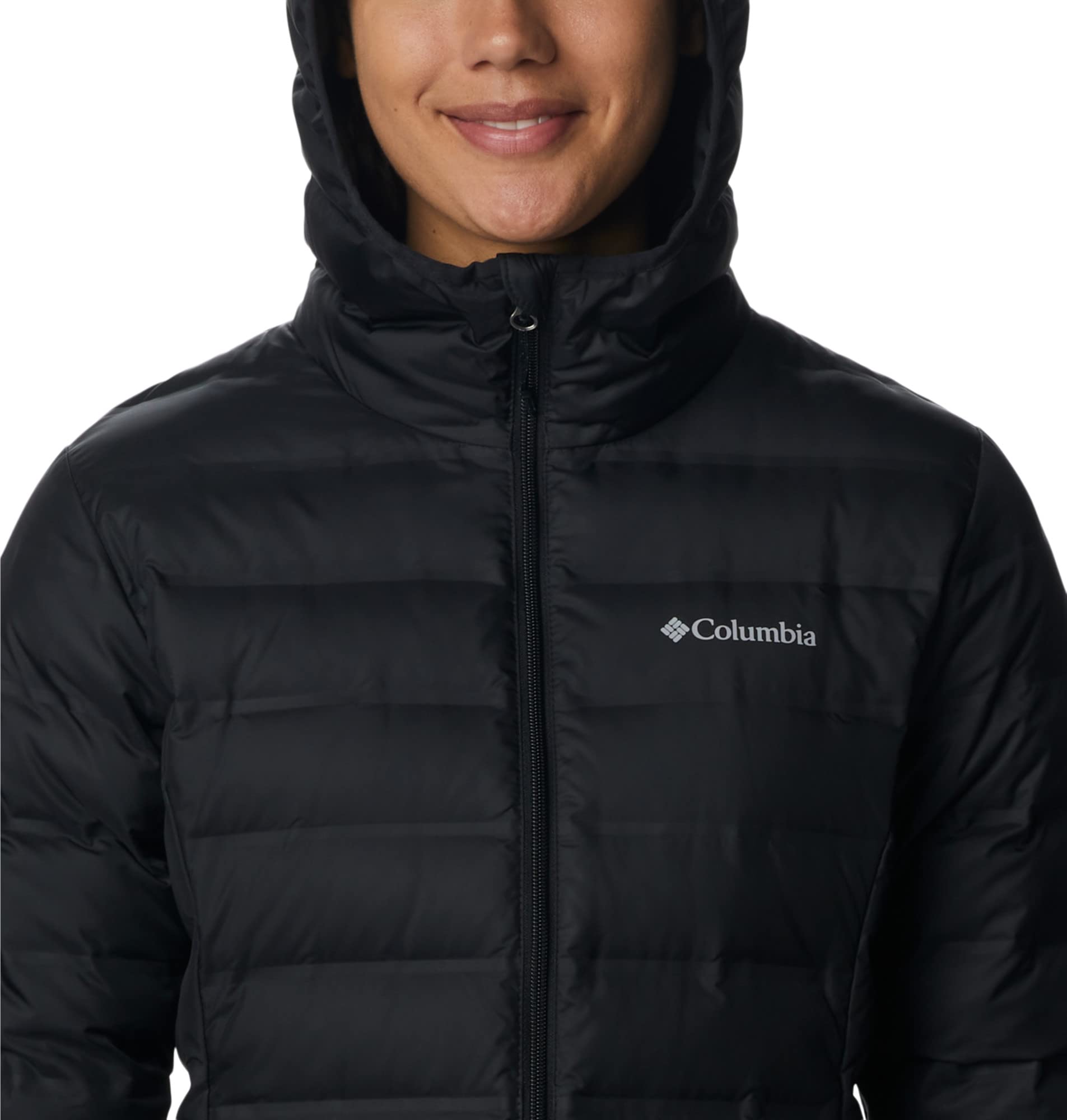 Columbia Lake 22 Lang gewatteerd jack met capuchon, voor dames Columbia Lake 22 Lang gewatteerd jack met capuchon, voor dames