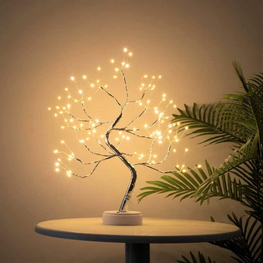 Lighted Tree Led Bonsai String Light Battery/USB Operated Tree Lights for Indoor Decoration and Gift