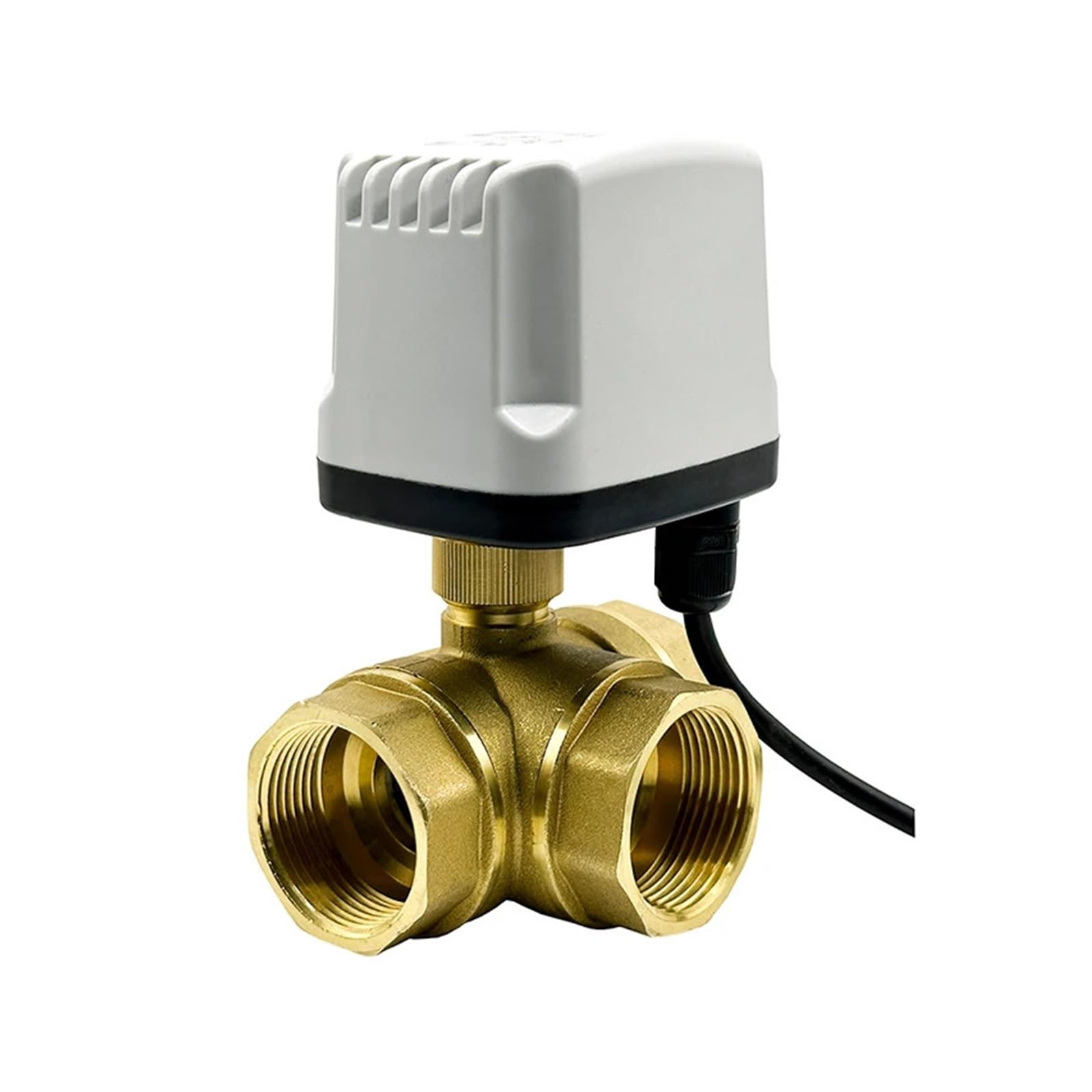 Robinet à bille électrique en laiton massif Premium avec mécanisme étanche CR02