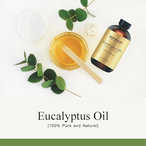 Miniatura 5 de Aceite esencial de eucalipto 100% puro, aceite esencial de eucalipto de alta calidad para aromaterapia, masaje, usos tópicos y domésticos, 1 onza