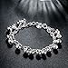 Cutesmile Fashion Jewelry 925 Sterling Silver Bells Chain Adjustable Bracelet/Anklet for Women