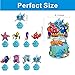 25Pcs Finding Nemo Cake Decorations with 24pcs Cupcake Toppers, 1pcs Cake Topper for Kids Birthday Party Supplies