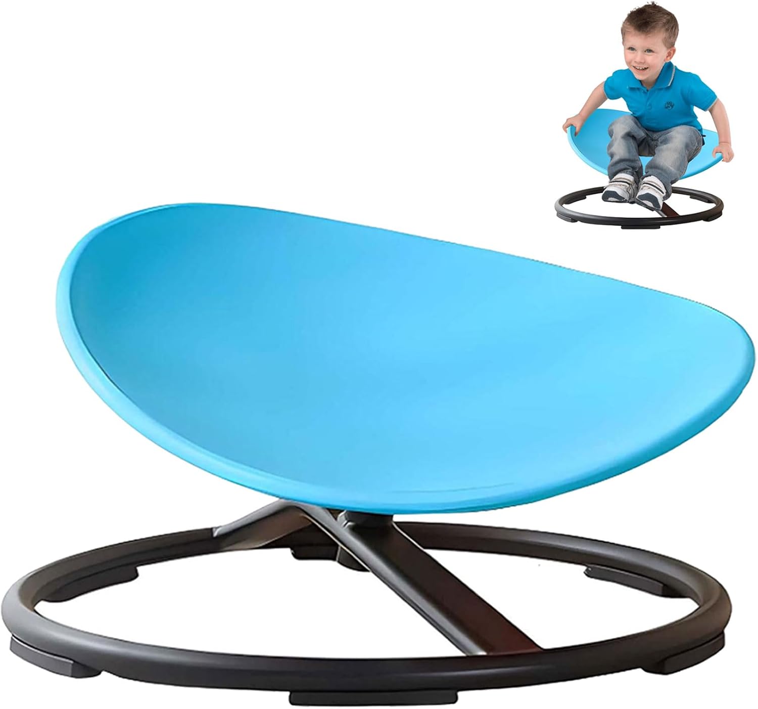Kids Sensory Spinning Chair,Sit and Spin Swivel Chair for