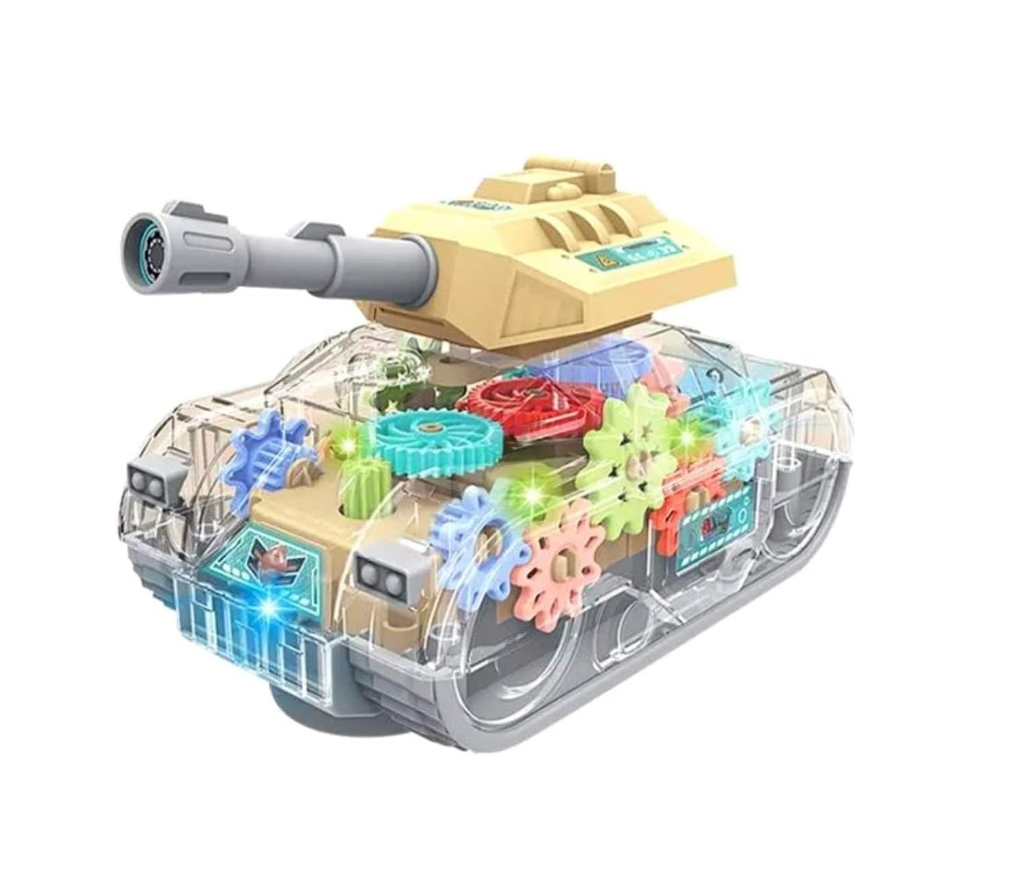 TEC TAVAKKAL Plastic 3D with 360 Degree Rotation, Gear Simulation Mechanical Sound and Light Tank Toy for Boys and Girls Concrete Tank Toy for Kids (B0BHZK5GQT) Amazon Price History, Amazon Price Tracker