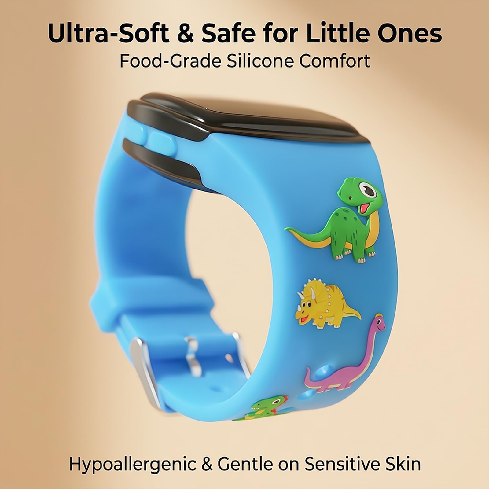 SKYROKU Reloj de silicona para niños con temporizador de entrenamiento para ir al baño con luces intermitentes y tonos musicales, ayuda para entrenamiento de inodoro para niños pequeños, resistente al
