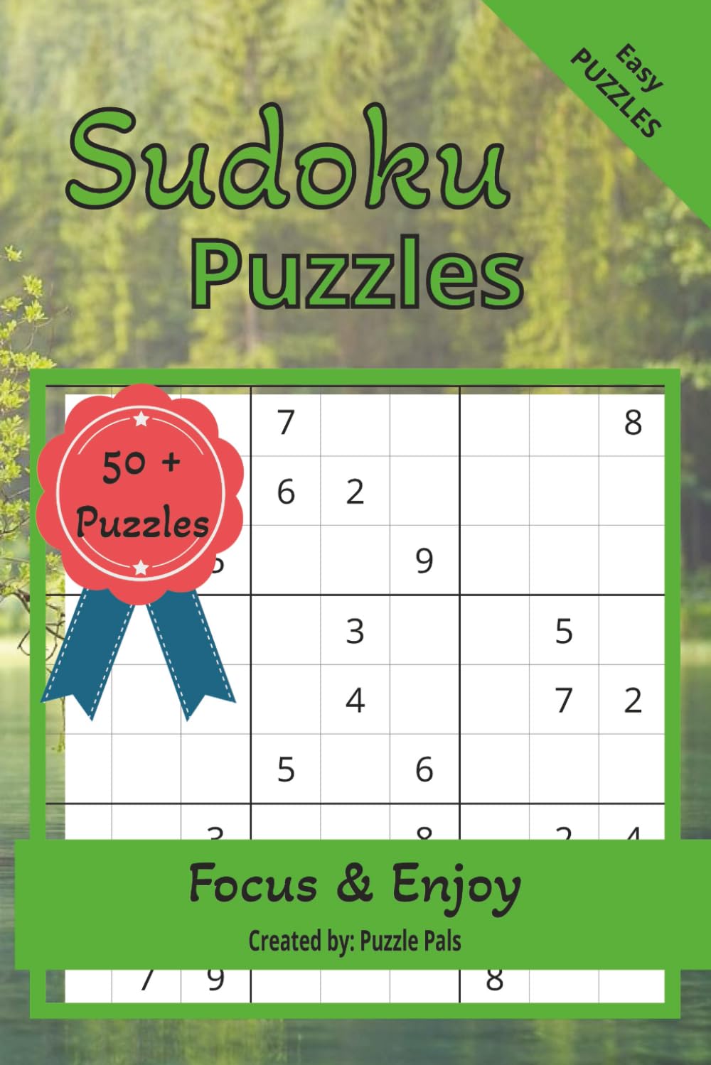 Tranquil Sudoku Puzzle Book: Sudoku Puzzles for Tranquility & Calming the Mind. Relax & Focus| 6x9 inches, 110 Pages | 50+ Puzzles with Solutions