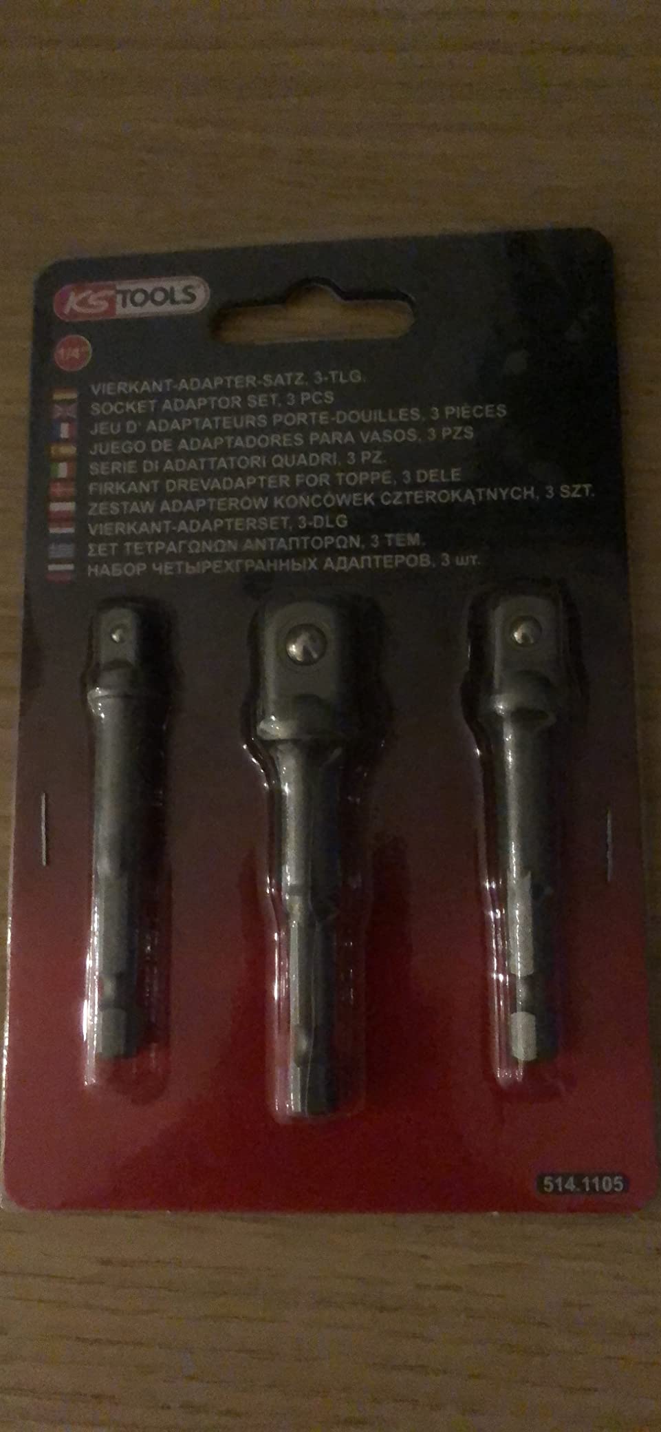 Adaptateur Porte-Douilles KS Tools - 1/4'' Vers 1/2'' - Pour Visseuse