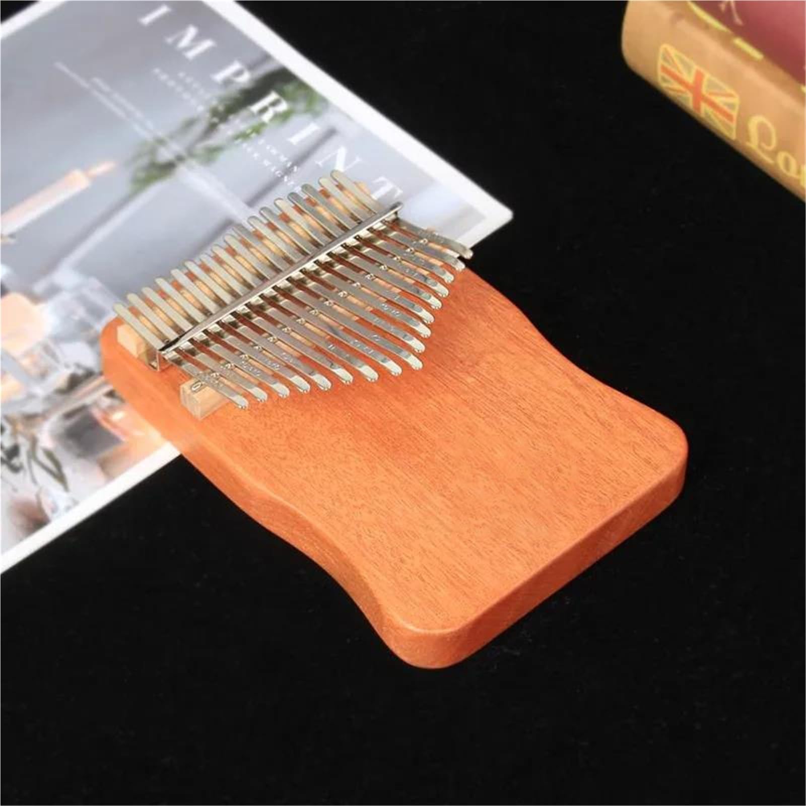 Kalimba Panel Z Litego Drewna Kalimba 17 Klawiszy Profesjonalne Fortepiany Muzyczne Do Instrumentów Muzycznych Z Akcesoriami