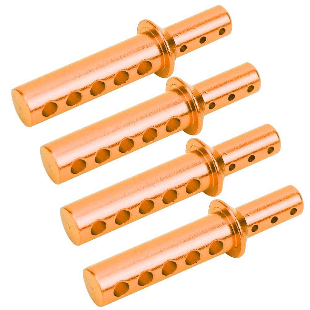 4 RC-Karosseriepfosten Aus Aluminium – Mit Schnallen, Für 1/10 HSP 94111/94108/94188 | Höhenverstellbar, Stabiler Halt
