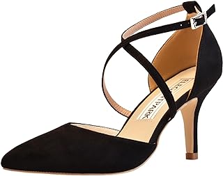 Heels for Women Closed Toe Strappy Pointed High Heel Pumps Satin Pointy Wedding Evening Dress Shoes