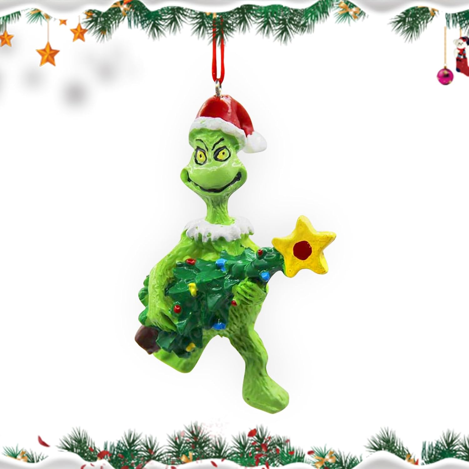 Amazon.de TECHEEL Grinch Weihnachtsdekorationen, Grinch Weihnachtsbaum