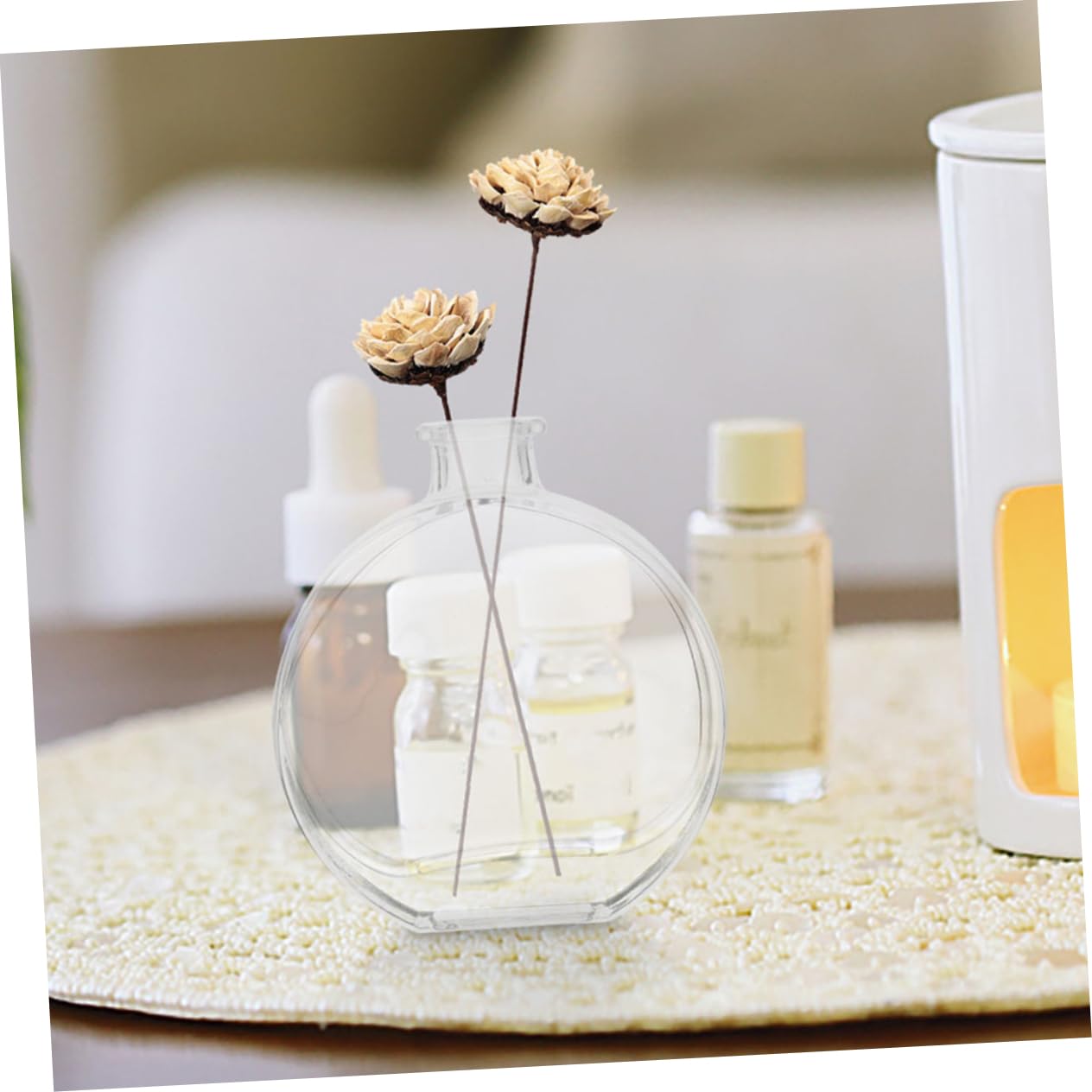 Garneck 4 Set di Diffusori Vuoti in per Profumo Dispenser per Fragranze Contenitori Eleganti E Robusti
