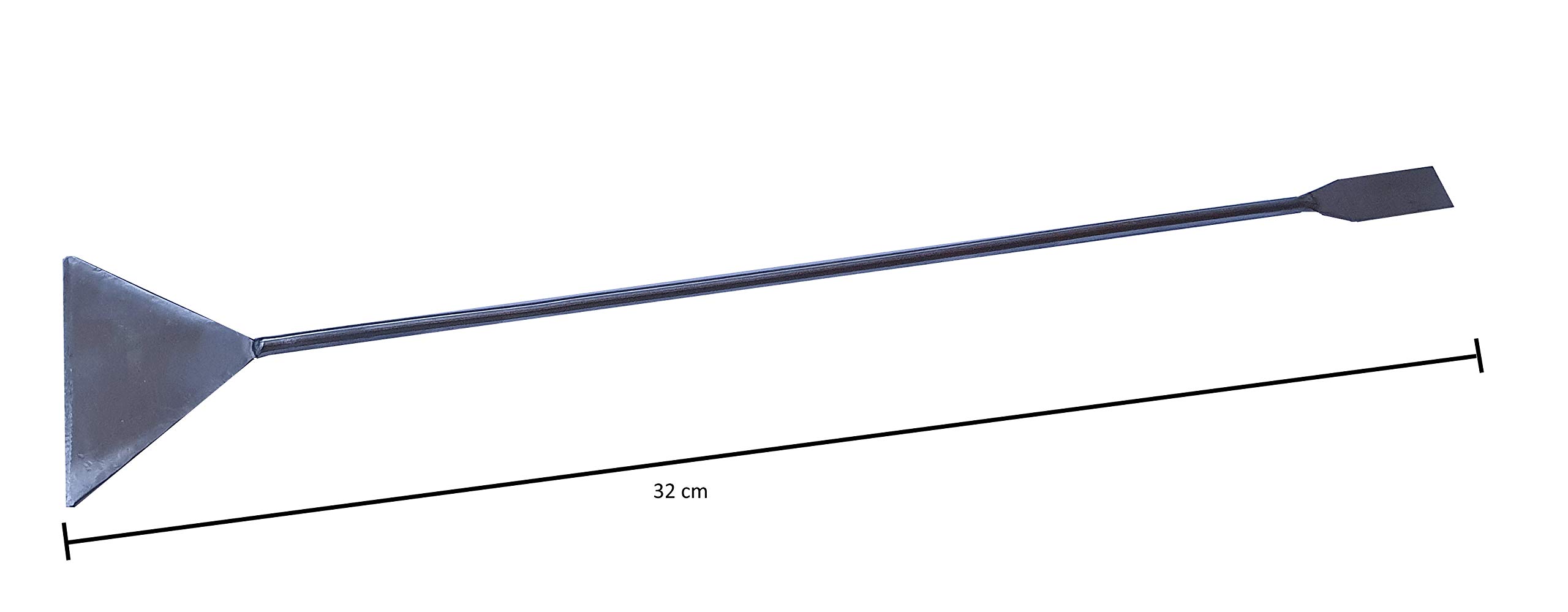 Sunglow Set per la cura di acquario e terrario, con retino, forbici per piante, spatola per ghiaia e pinzette per piante, 32 cm, in acciaio inox
