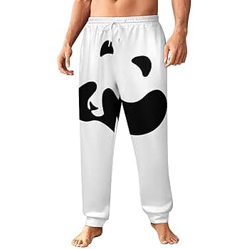 xup トレーニングパンツ Sサイズ ホワイト Amazon | [小さな店] スウェットパンツ メンズ パンダ 超