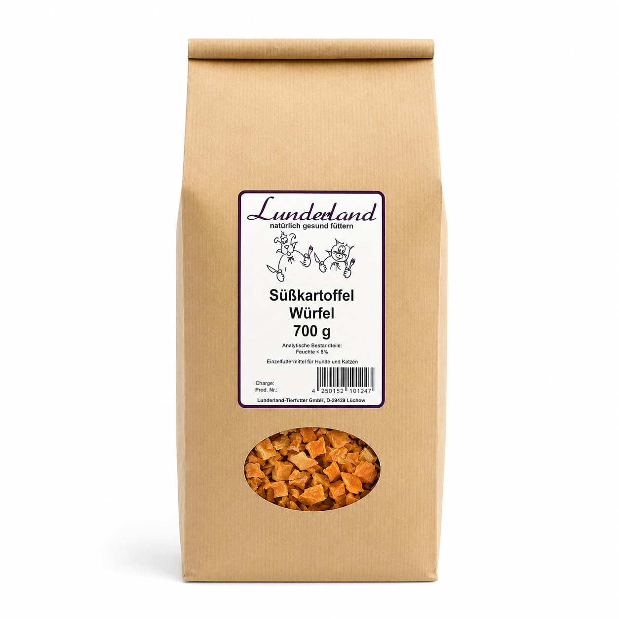 Lunderland - Cubo di patate dolci, 700 g