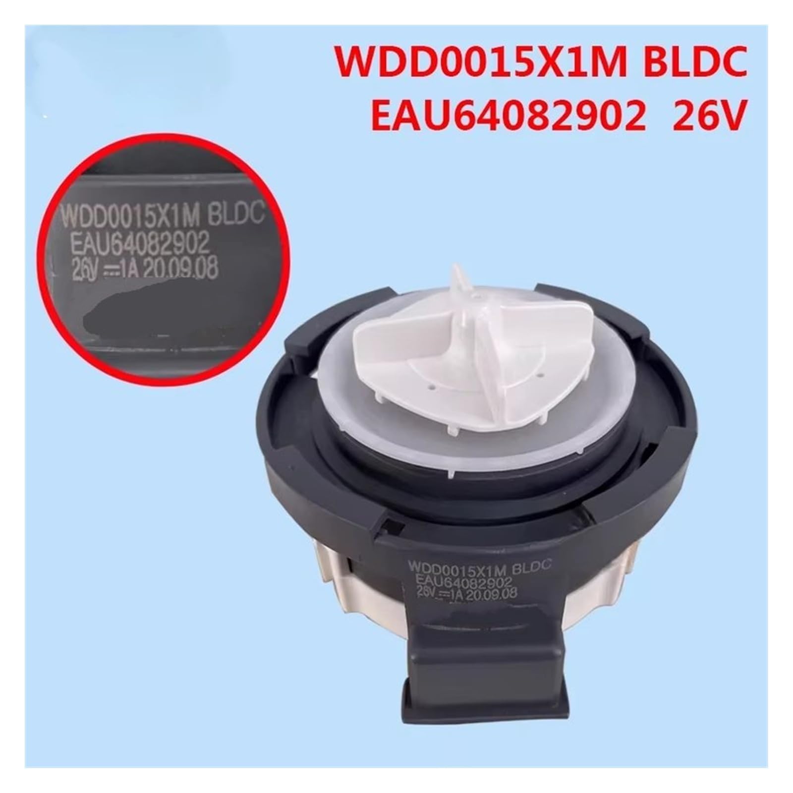 lavatrice Laugenpumpe Motore Per LG Lavatrice Gruppo Pompa Di Scarico WDD0015X1M BLDC Motore Di Drenaggio EAU64082902 26V Parti Rondella
