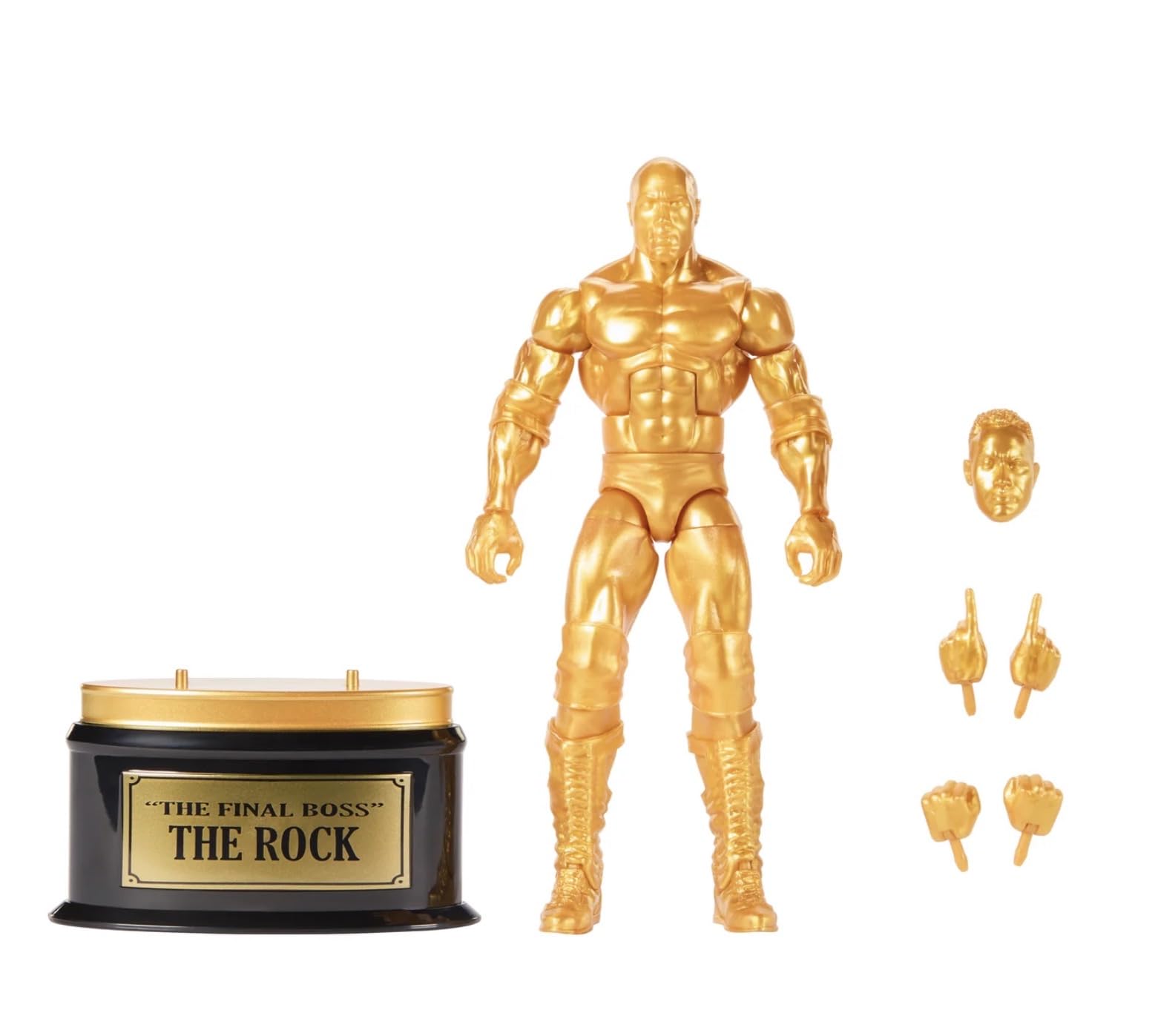 Amazon.com: WWE The Rock The Final Boss Gold Collectors Edition
