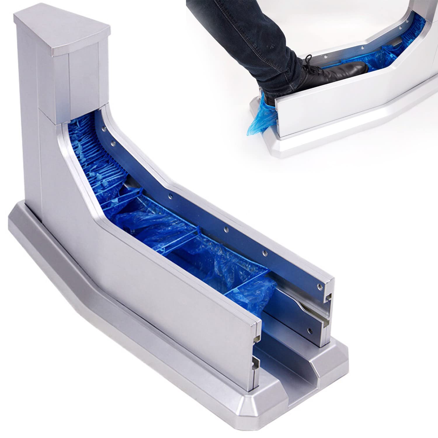 Dispensador Automático De Cubrezapato,Máquina De Zapatos Totalmente Automática - Pequeña,Ligera Y Fácil De Usar,Juego De Zapatos De Cortesía 200pcs
