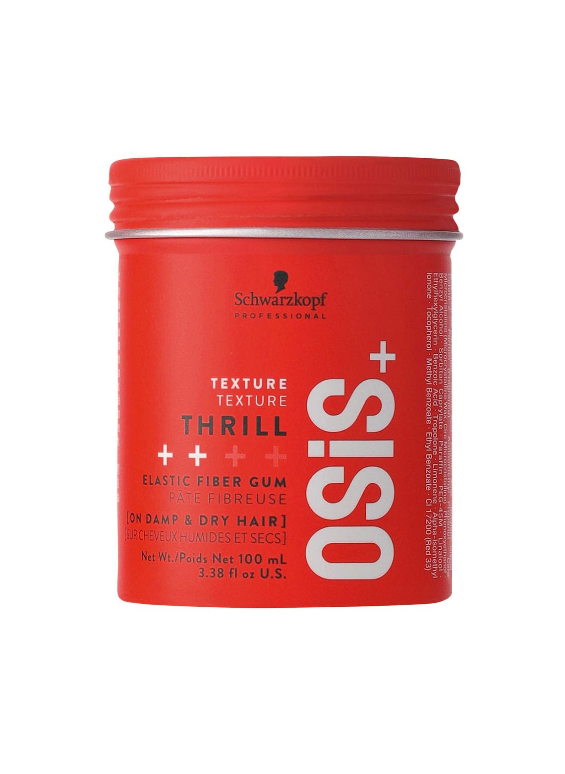 Schwarzkopf Professional Osis+ Thrill Elastic Clay Hair Styling Fibre Gum I Enhances Defination And Shine I Easy To Apply And Wash I Vegan | Tames Frizz And Fly Aways | 100 Ml-picture-20
