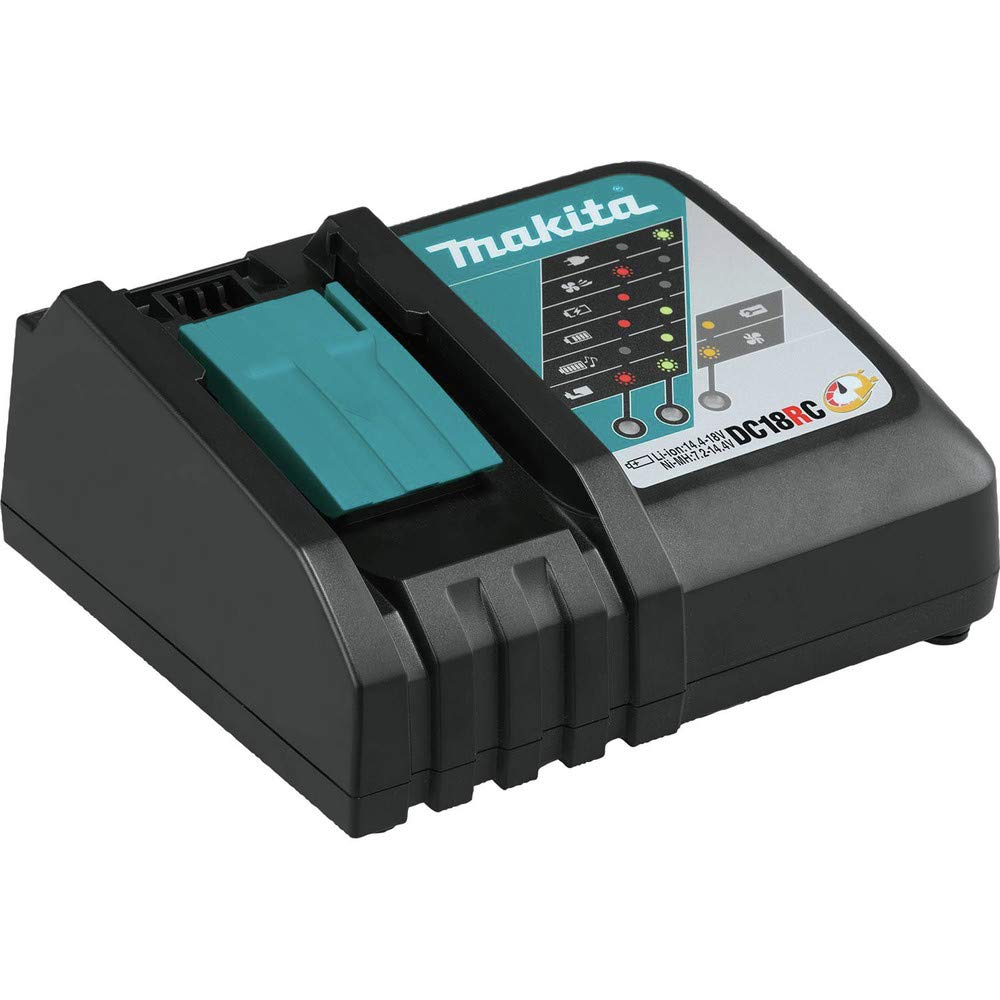 Makita XWT07T 5.0 Amp 18V LXT Litio-Ion Brushless Inalámbrico Alto Torque 3/4" Sq. Drive Impact Wrench Kit w/Friction Ring Yunque