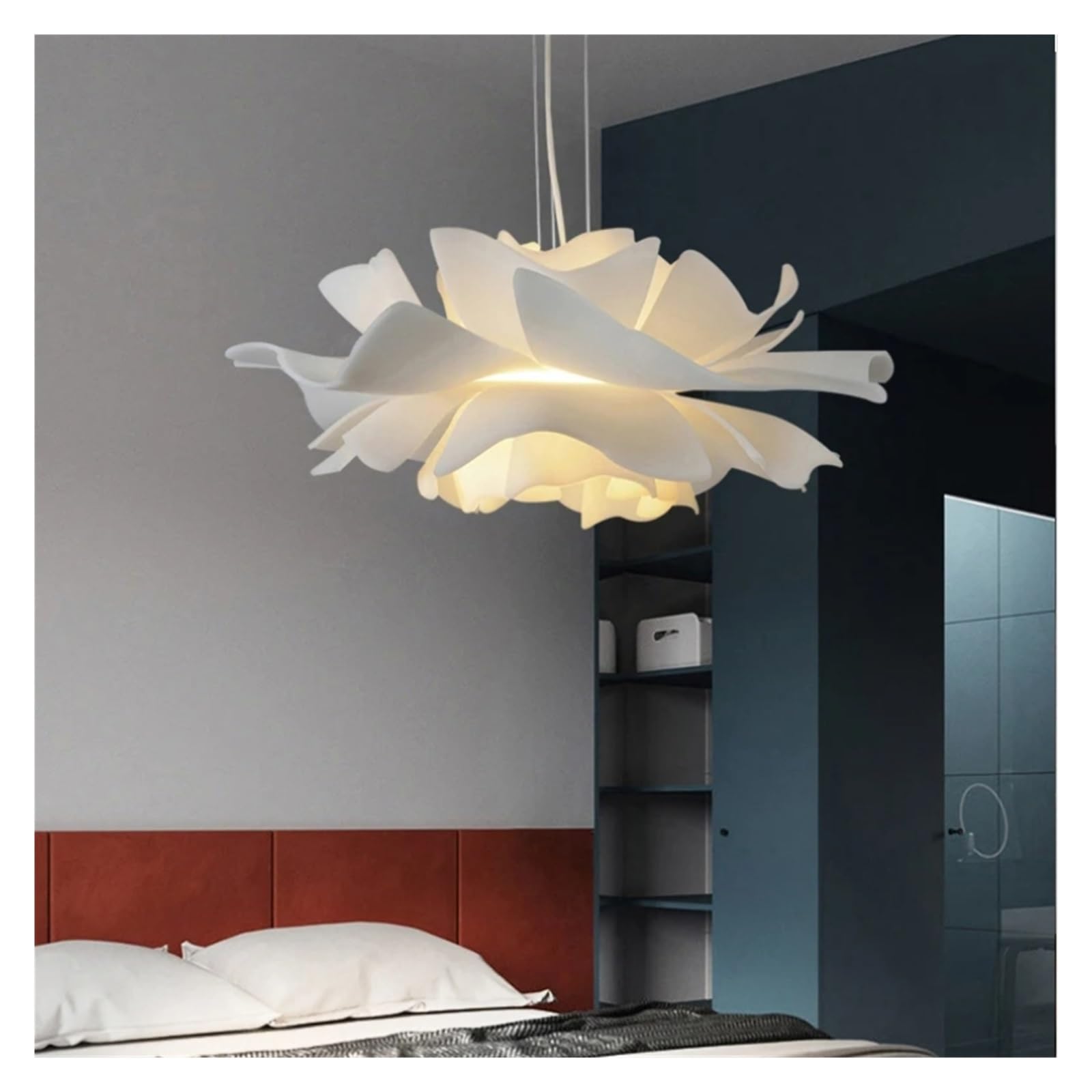 Plafonnier LED GONGKAIGONGKAI, l'élégance du lustre blanc