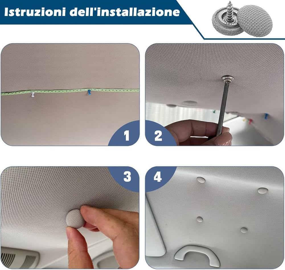 Kit Reparation Ciel De Toit MILIWAN 70 Pièces Kit De Réparation De Ciel Auto Vis Pour Réparation De 70 Rivets Et Broches Couleur Assortie Kit Reparation Ciel De Toit MILIWAN 70 Pièces Kit De Réparation De Ciel Auto Vis Pour Réparation De 70 Rivets Et Broches Couleur Assortie