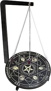 Genérico Tablero De Péndulo para Adivinación, Tablero De Altar De Adivinación Hecho A Mano, Herramienta Ritual Hecha A Mano para Trabajo Espiritual Vertical Y Meditación