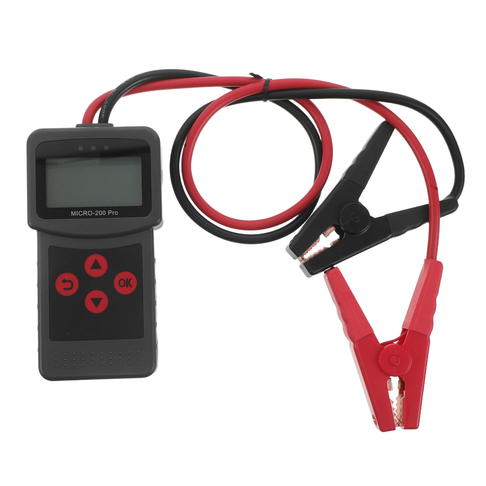 Ipetboom Tester di Tensione della Batteria Portatile per Auto e Camion con Display Intelligente Strumento di Manutenzione per Monitoraggio Batteria