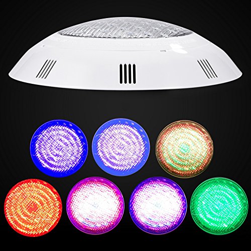 Luz LED RGB para piscina Luz impermeável LED RGB luz para piscina Luz brilhante com controle remoto