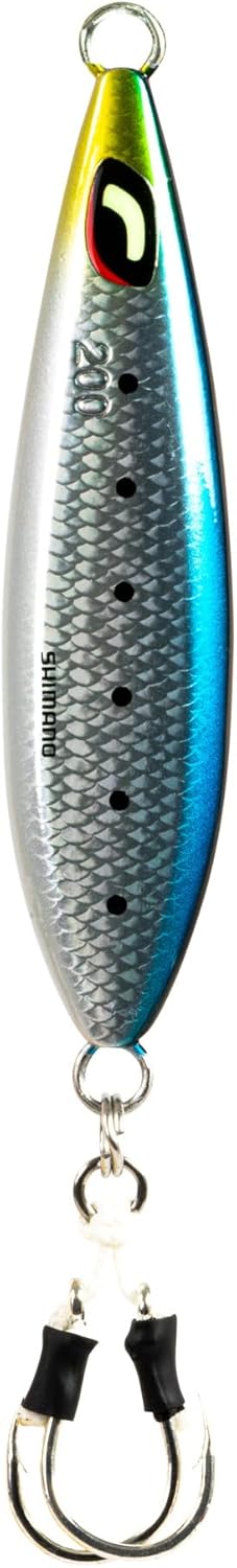 Shimano Blue Sardine Butterfly Wing-Fall Jigs (BF200WFBS) Fishing