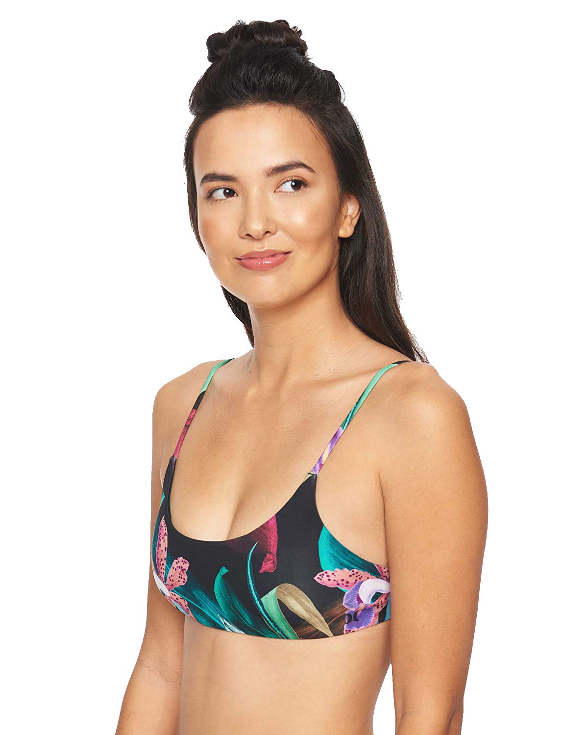 Hurley Części Góry Bikini Kobiety W Orchid Snack Scoop Surf Top