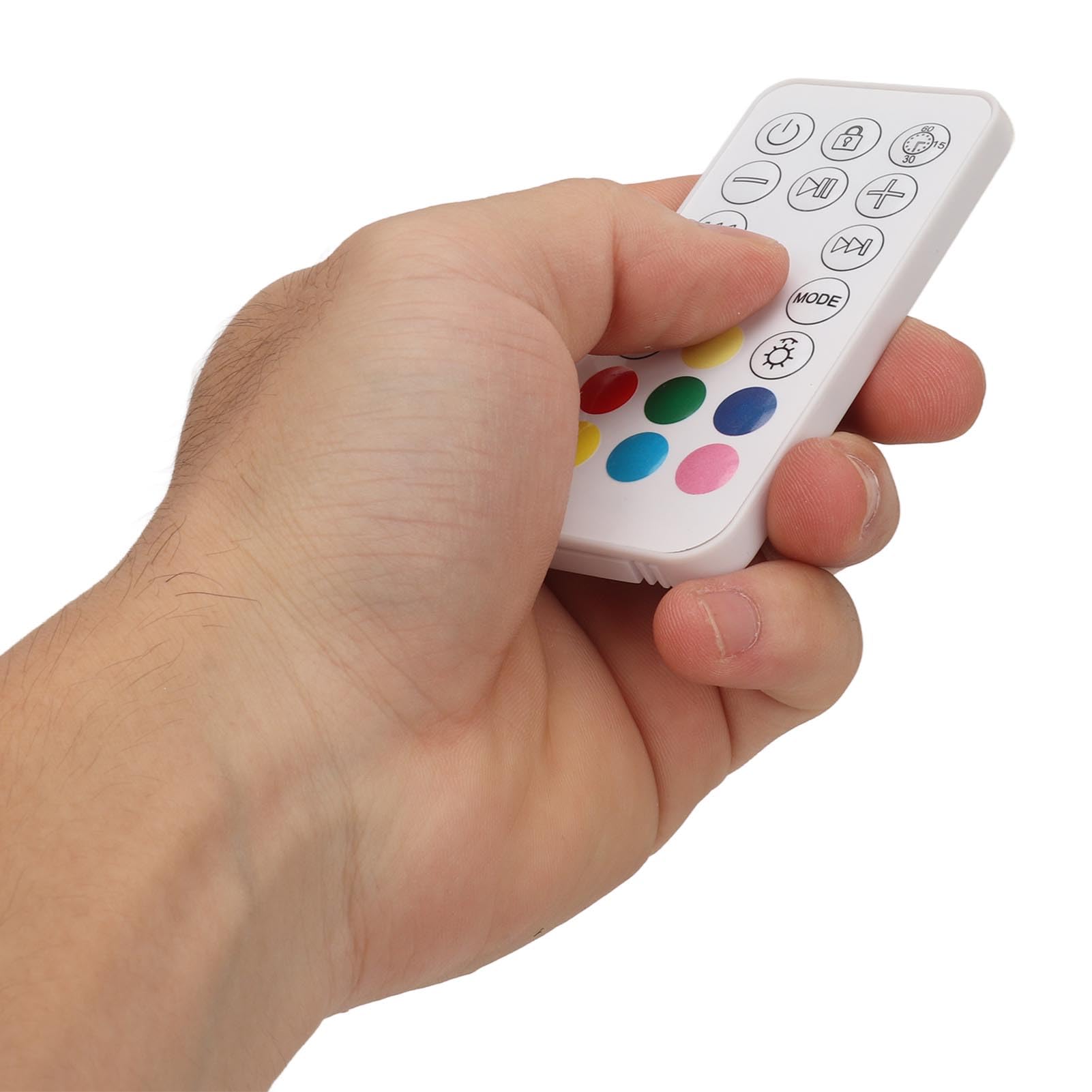 Máquina Inteligente de Ruido Blanco, Máquina de Sonido con Control Remoto y Luz Nocturna RGB, Temporizador Apagado Automático Táctil, 20 Sonidos Relajantes para Crianza Medianoche