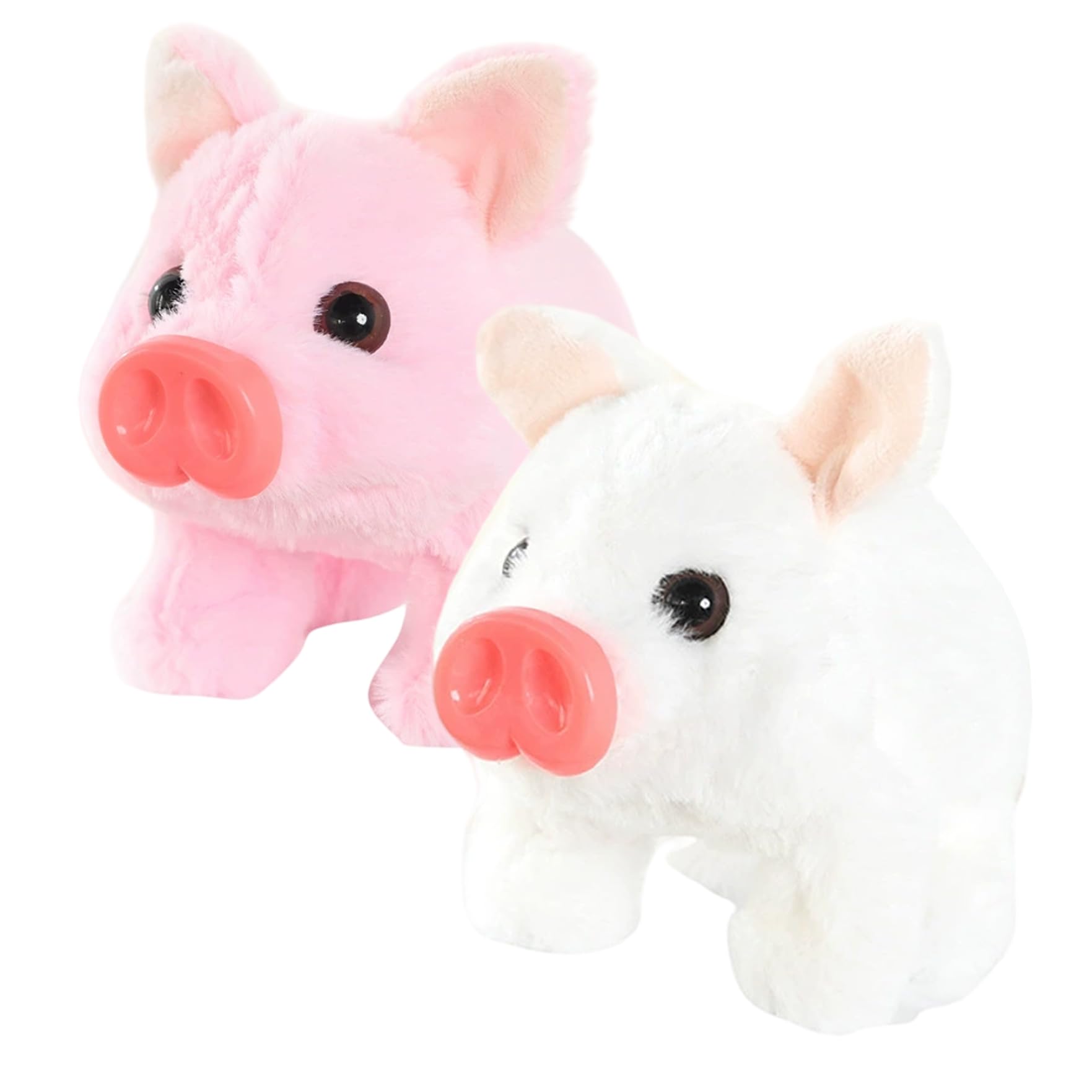 Cochon interactif en peluche lot de 2 idée cadeau anniversaire enfant