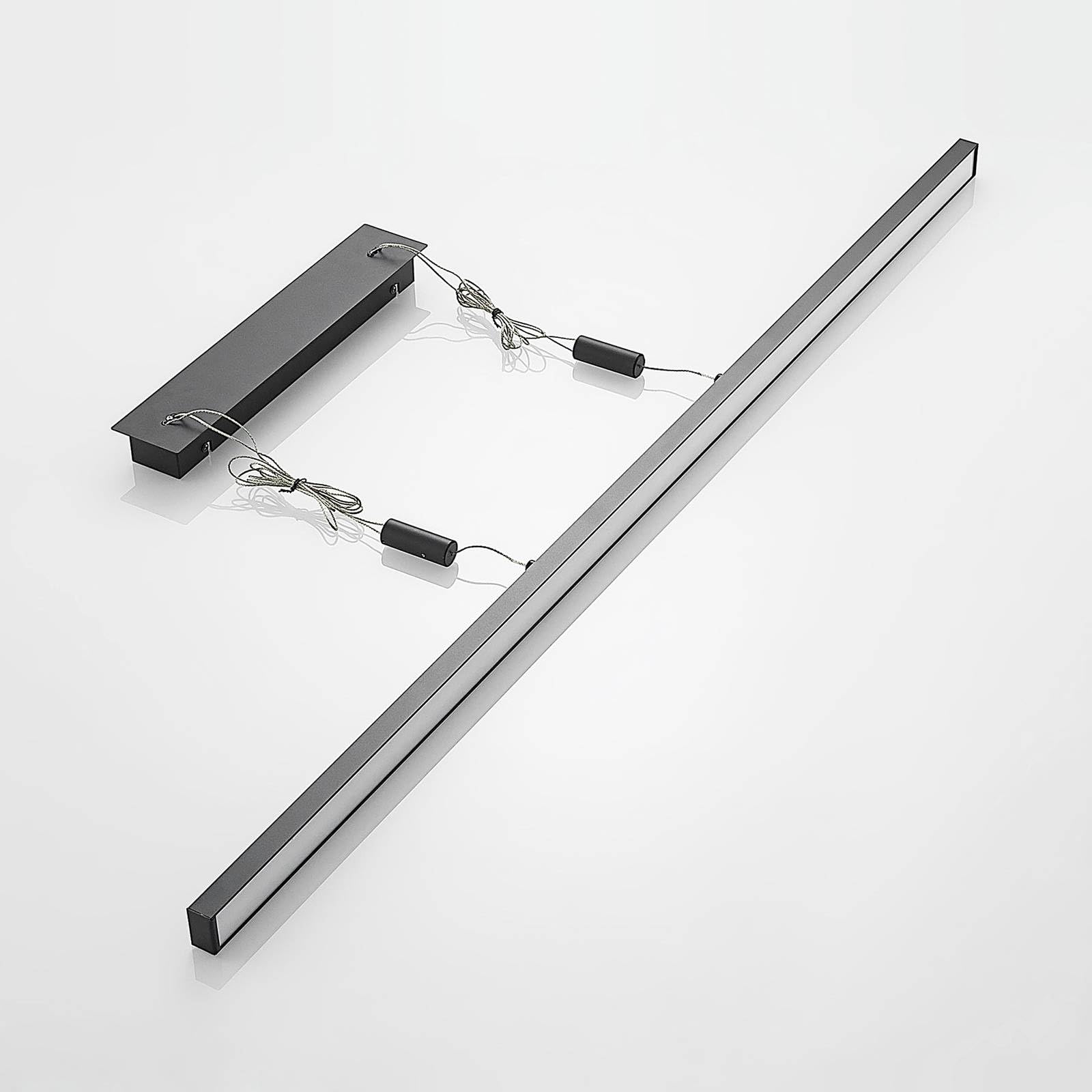 Lindby LED Esstisch Pendelleuchte höhenverstellbar, dimmbar Lichtfarbe einstellbar Hängelampe Wohnzimmerlampe Esszimmerlampe Bürolampe