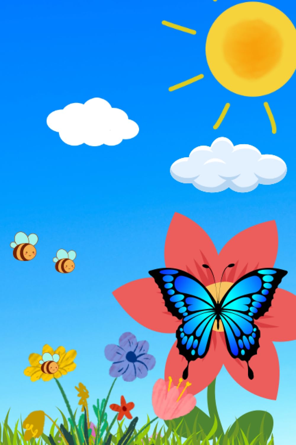 Rainbow Colored World: notebook for children