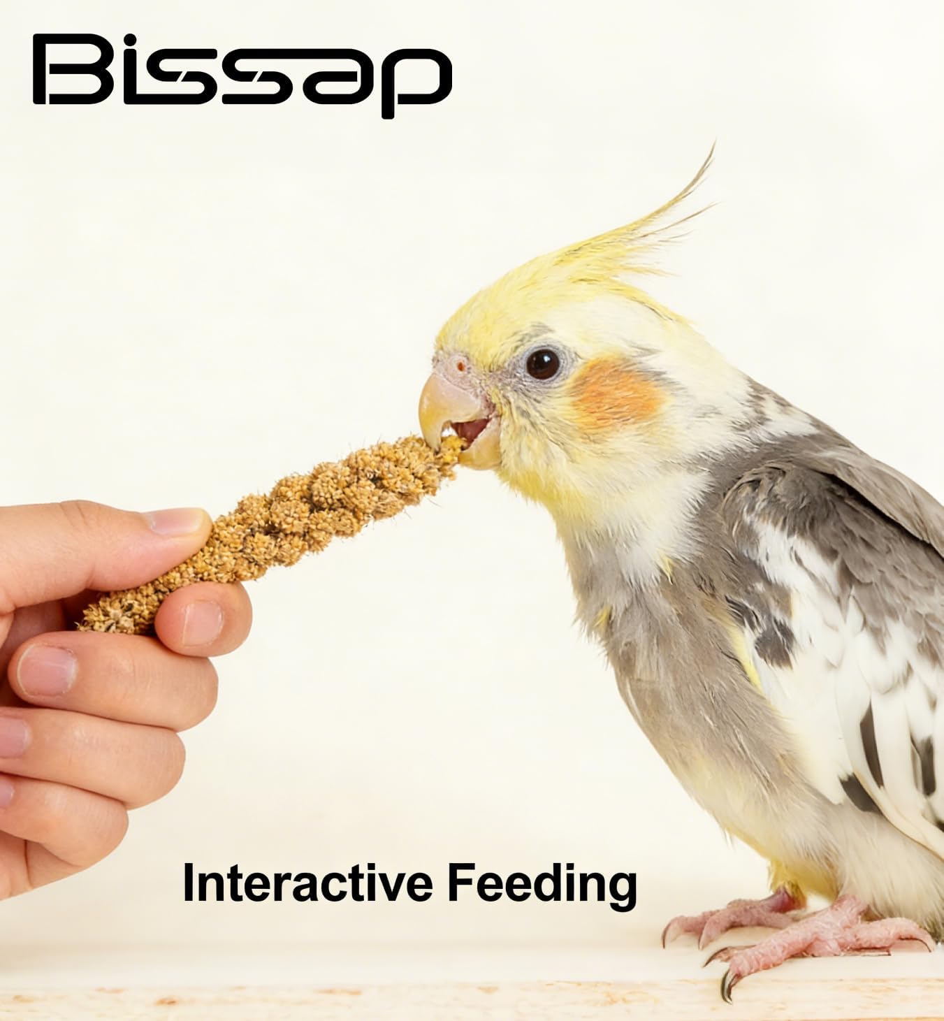 Bissap 600g Natural & Nutritious Millet Sprays – Premium Bird Treats for Budgies, Canaries, Finches, Cockatiels, Parrots & All Pet Birds – 100% Natural, No Additives, Promotes Foraging & Bonding