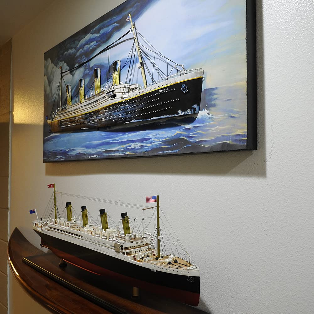 タイタニック号立体壁掛け【アンティーク感良し】 Amazon.com: Old Modern Handicrafts Titanic 3D Painting - Museum