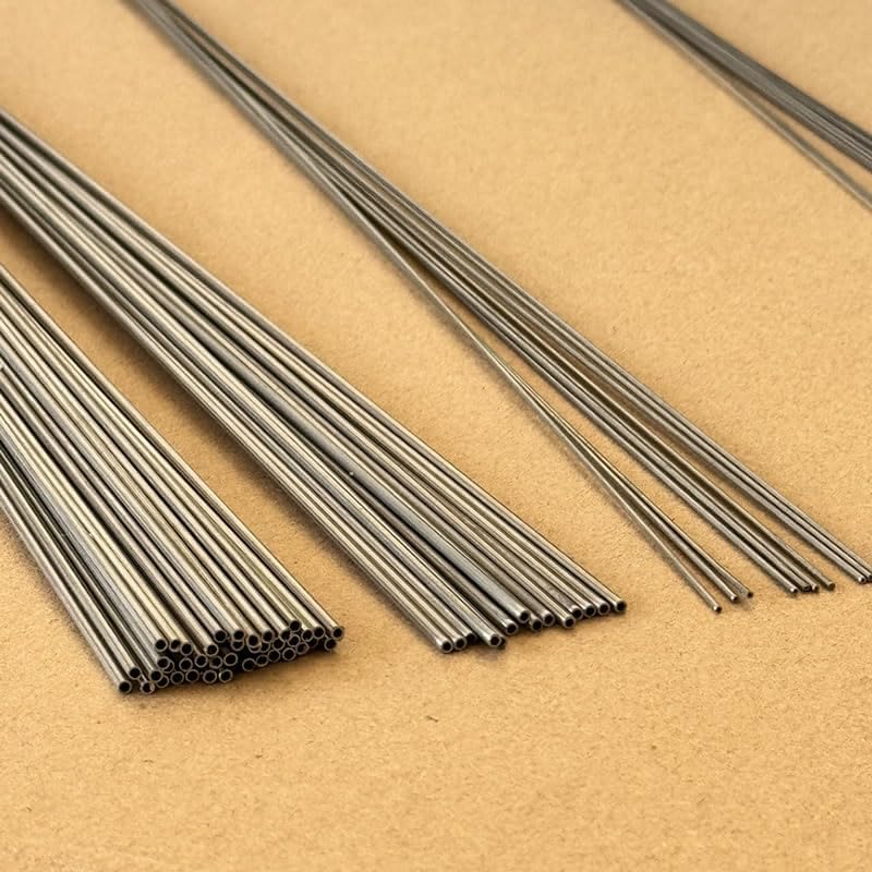 1PC 304 Capillary ODxWT 2x0.1 2x0.15 2x0.2 2x0.3 2x0.5 2x0.7mm Small Diameter Stainless Steel Tube Precision Cutting Thin Wall Pipe(50CM X2PCS_OD2 WT0.3)