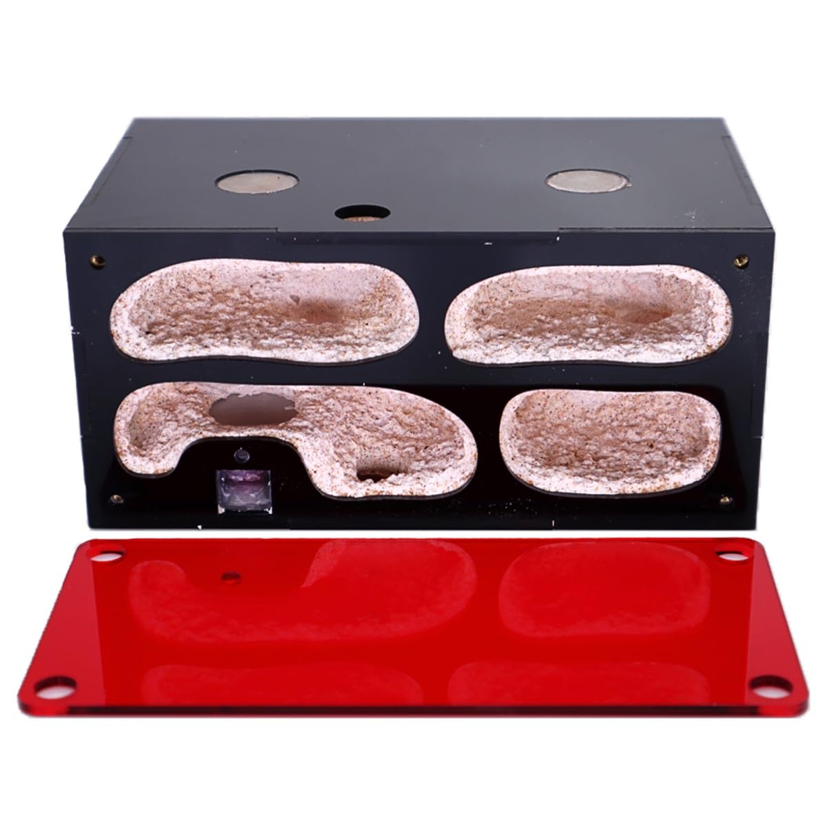 Acrylic Ant Farm Concrete Ant Nest Castle Infinite Expansion Ants Formicarium Box House Kit Pet Anthill Workshop Villa (Color : Nest area-B)
